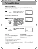 Preview for 20 page of Panasonic NN-DS581M Operation Instructions Manual