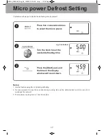 Preview for 22 page of Panasonic NN-DS581M Operation Instructions Manual