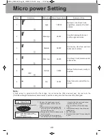 Preview for 25 page of Panasonic NN-DS581M Operation Instructions Manual