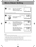 Preview for 27 page of Panasonic NN-DS581M Operation Instructions Manual