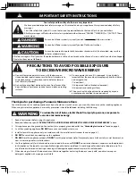 Preview for 3 page of Panasonic NN-DS58HB Owner'S Manual