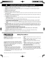 Preview for 4 page of Panasonic NN-DS58HB Owner'S Manual