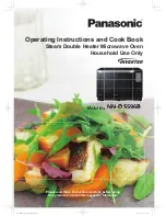 Panasonic NN-DS596B Operating Instructions & Cook Book preview