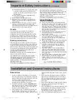 Предварительный просмотр 5 страницы Panasonic NN-DS596B Operating Instructions & Cook Book