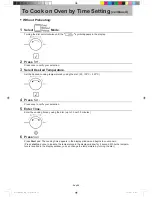 Предварительный просмотр 30 страницы Panasonic NN-DS596B Operating Instructions & Cook Book