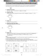 Предварительный просмотр 36 страницы Panasonic NN-DS596B Operating Instructions & Cook Book