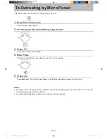 Предварительный просмотр 39 страницы Panasonic NN-DS596B Operating Instructions & Cook Book