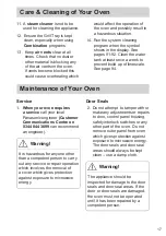 Предварительный просмотр 17 страницы Panasonic NN-DS59NB Operating Instructions Manual