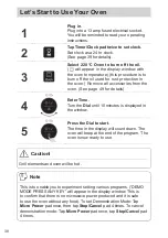 Предварительный просмотр 38 страницы Panasonic NN-DS59NB Operating Instructions Manual