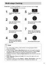 Предварительный просмотр 63 страницы Panasonic NN-DS59NB Operating Instructions Manual