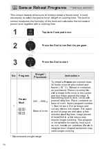 Предварительный просмотр 70 страницы Panasonic NN-DS59NB Operating Instructions Manual