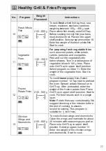 Предварительный просмотр 77 страницы Panasonic NN-DS59NB Operating Instructions Manual