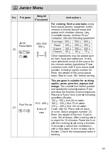 Предварительный просмотр 85 страницы Panasonic NN-DS59NB Operating Instructions Manual