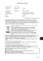 Предварительный просмотр 133 страницы Panasonic NN-E201 WM Operating Instructions Manual