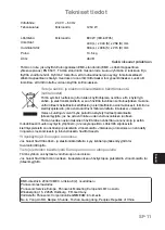 Предварительный просмотр 145 страницы Panasonic NN-E201 WM Operating Instructions Manual