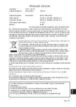 Предварительный просмотр 181 страницы Panasonic NN-E201 WM Operating Instructions Manual