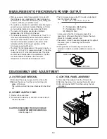 Preview for 12 page of Panasonic NN-E205CB EPG Service Manual