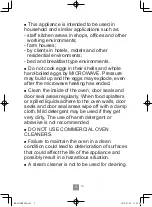 Preview for 6 page of Panasonic NN-E20JWM Operating Instructions Manual