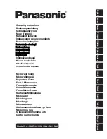 Panasonic NN-E221 MM Operating Instructions Manual preview