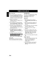 Preview for 4 page of Panasonic NN-E245 Operation Instructions Manual