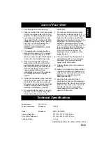 Preview for 11 page of Panasonic NN-E245 Operation Instructions Manual