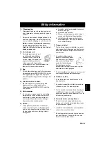 Preview for 86 page of Panasonic NN-E245 Operation Instructions Manual