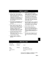 Preview for 92 page of Panasonic NN-E245 Operation Instructions Manual