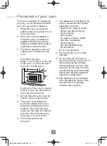 Preview for 10 page of Panasonic NN-E27JWM Operating Instructions Manual