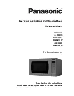 Panasonic NN-E299S Operating Instructions And Cookery Book preview