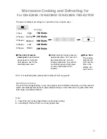 Preview for 19 page of Panasonic NN-E299S Operating Instructions And Cookery Book