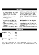 Preview for 131 page of Panasonic NN-F663WF Operating Instructions Manual