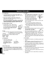 Preview for 154 page of Panasonic NN-F663WF Operating Instructions Manual