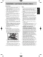 Preview for 3 page of Panasonic NN-G335WF Operation Manual And Cookbook