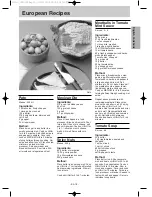 Preview for 19 page of Panasonic NN-G335WF Operation Manual And Cookbook