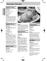 Preview for 20 page of Panasonic NN-G335WF Operation Manual And Cookbook