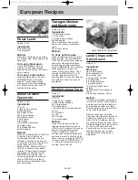 Preview for 21 page of Panasonic NN-G335WF Operation Manual And Cookbook