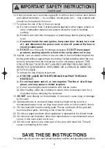 Preview for 4 page of Panasonic NN-G354 Operating Instructions Manual