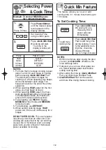 Preview for 14 page of Panasonic NN-G354 Operating Instructions Manual