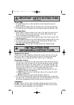 Preview for 7 page of Panasonic NN-G463W Operating Instructions Manual