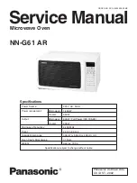 Panasonic NN-G61 AR Service Manual preview