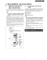 Preview for 15 page of Panasonic NN-GD356W Service Manual