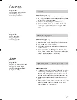 Предварительный просмотр 42 страницы Panasonic NN-GD376 Operating Instruction And Cook Book