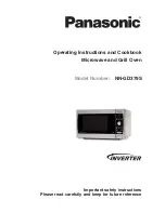 Preview for 1 page of Panasonic NN-GD379S Operating Instruction And Cook Book