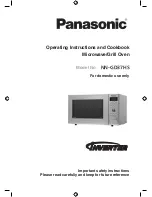 Preview for 1 page of Panasonic NN-GD37HS Operating Instruction And Cook Book