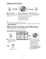 Preview for 19 page of Panasonic NN-GD458W Cookery Book & Operating Instructions