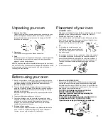 Preview for 5 page of Panasonic NN-GD546 Cookery Book & Operating Instructions