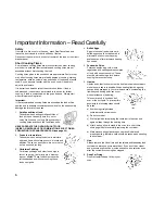 Preview for 8 page of Panasonic NN-GD546 Cookery Book & Operating Instructions