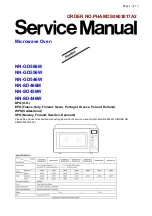 Предварительный просмотр 1 страницы Panasonic NN-GD566M Service Manual