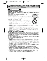 Preview for 6 page of Panasonic NN-GD568S Operating Instructions Manual