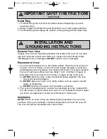 Preview for 7 page of Panasonic NN-GD568S Operating Instructions Manual